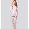 Magnolia Lounge PJ Set Ladies Brushed Cotton