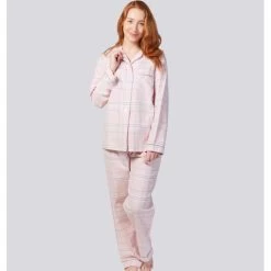 Magnolia Lounge PJ Set Ladies Brushed Cotton