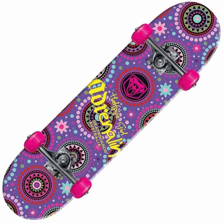 Adrenalin Half Pipe Girls Skateboard 31x8 3 Adrenalin Half Pipe Girls Skateboard 31x8
