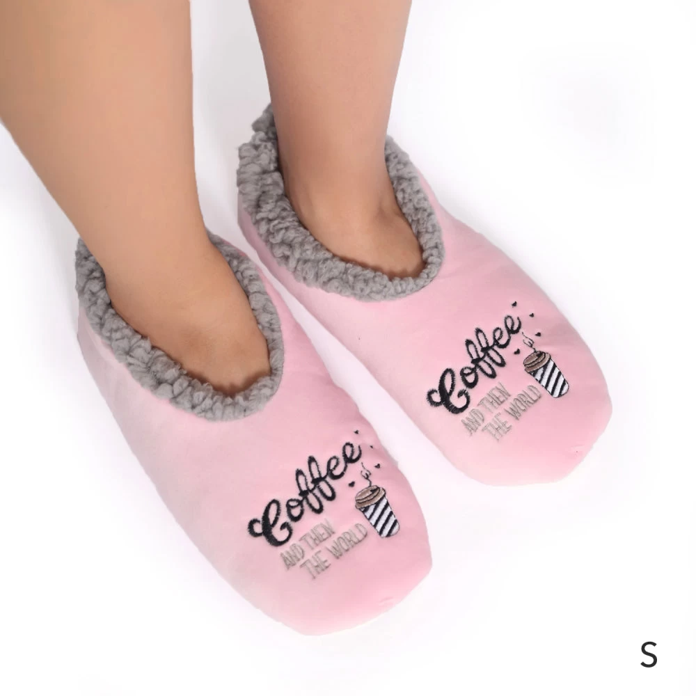 Snuggups Non Slip Coffee Ladies 3 Snuggups Non Slip Coffee Ladies