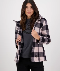 Swandri Seattle Hoodie Ladies Rose Check 12 Swandri Seattle Hoodie Ladies Rose Check -All Mode Shop swanndri women s seattle wool hoodie 1