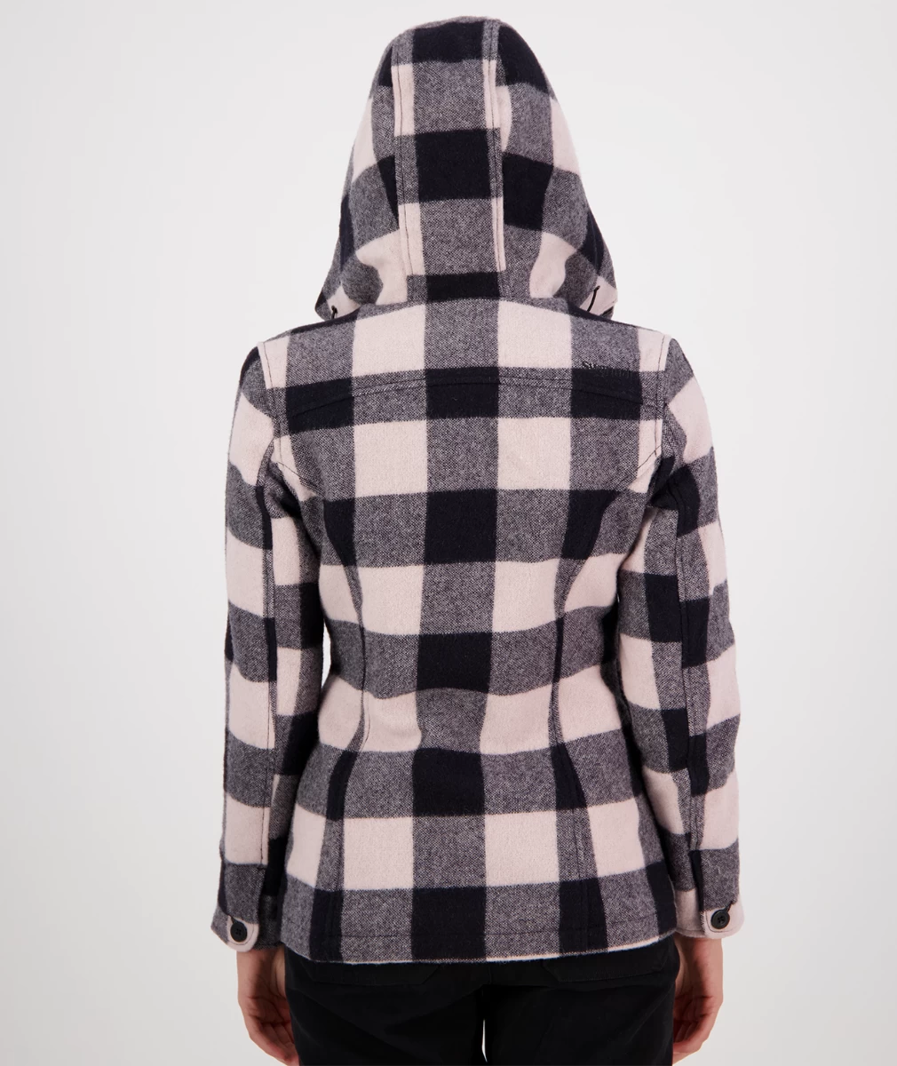 Swandri Seattle Hoodie Ladies Rose Check 6 Swandri Seattle Hoodie Ladies Rose Check - Image 4