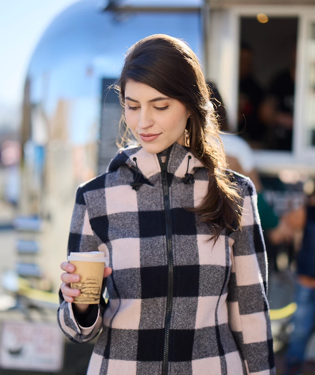 Swandri Seattle Hoodie Ladies Rose Check 9 Swandri Seattle Hoodie Ladies Rose Check - Image 7